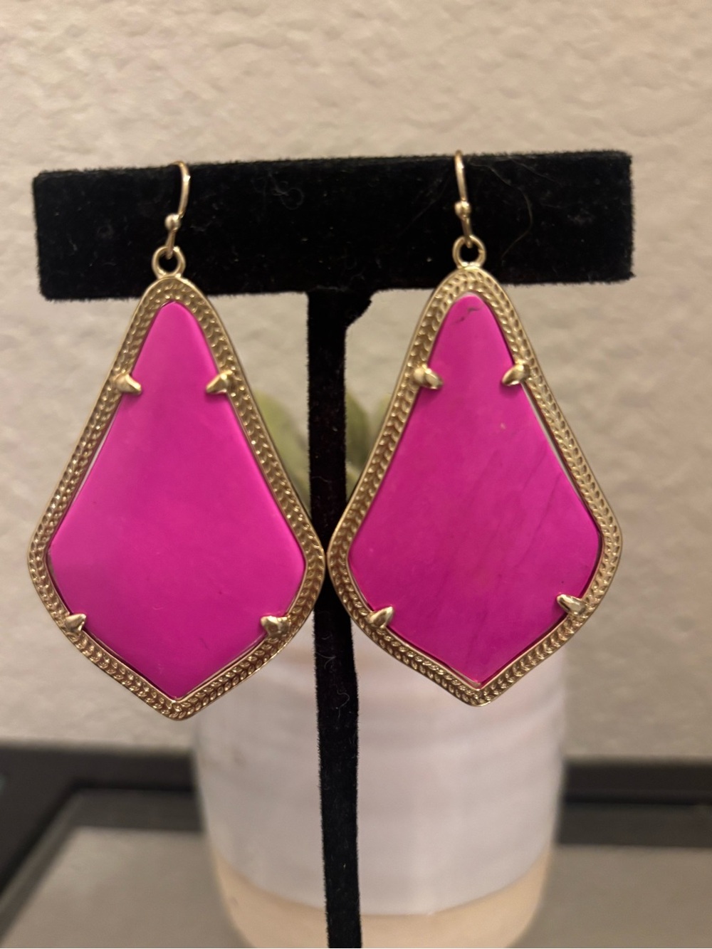 Kendra Scott Pink Alexandra Earrings